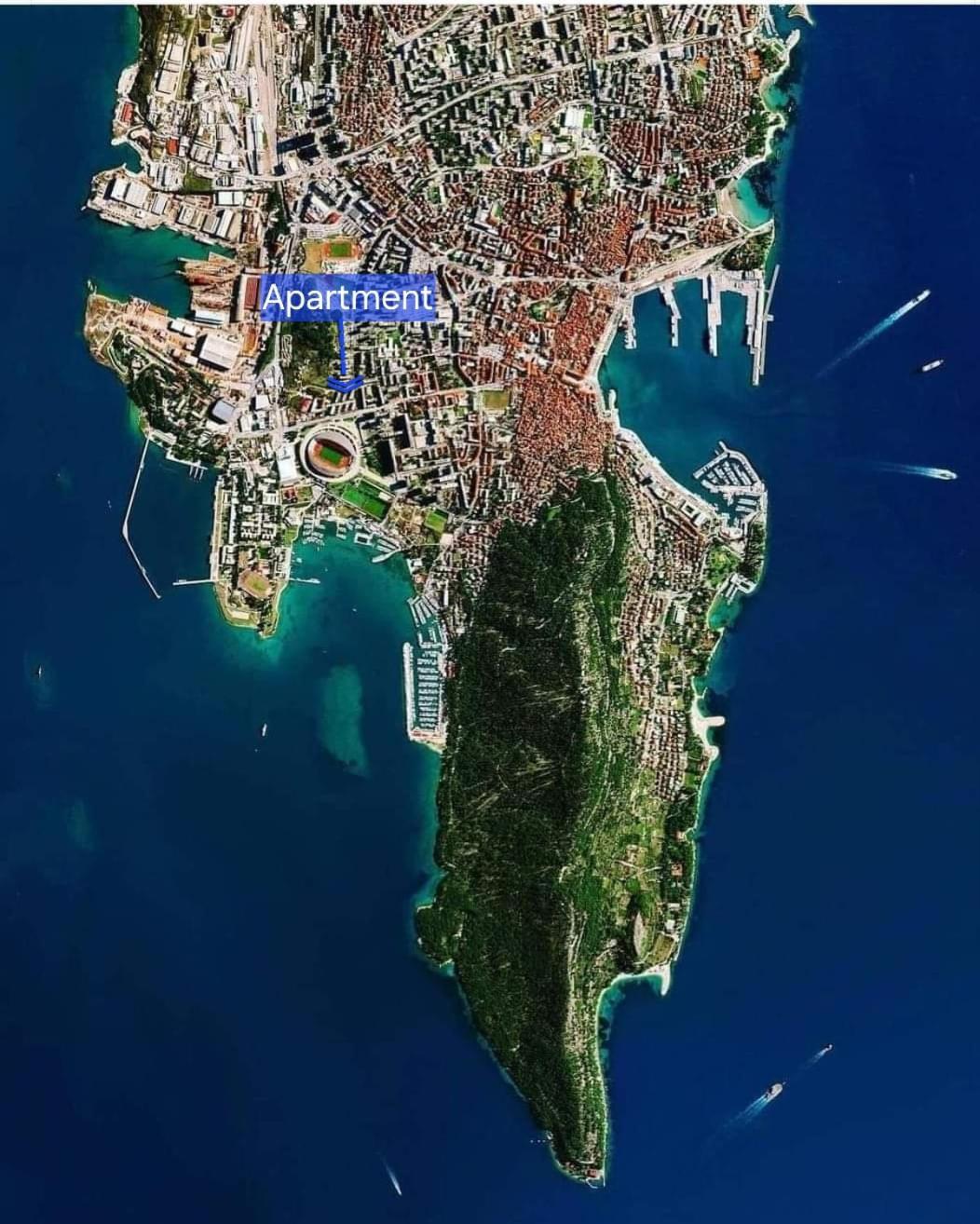 Blue Mile Apartman Split Exteriör bild